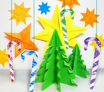 Papiroflexia: adornos navideños - Gasteiz Hoy